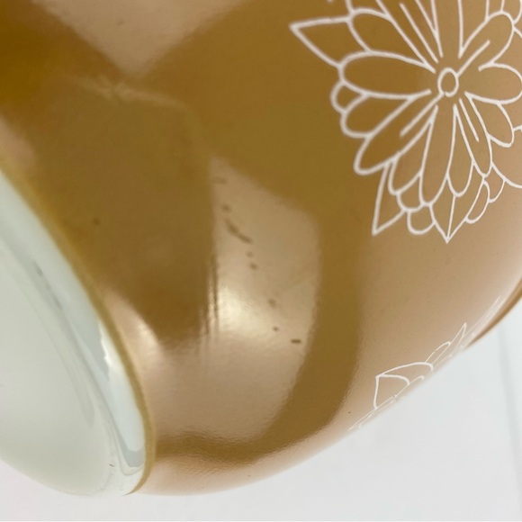 Pyrex Woodland Brown 1.5 Quart 402 Med Mixing Nesting Bowl, Vintage USA - Picture 6 of 8